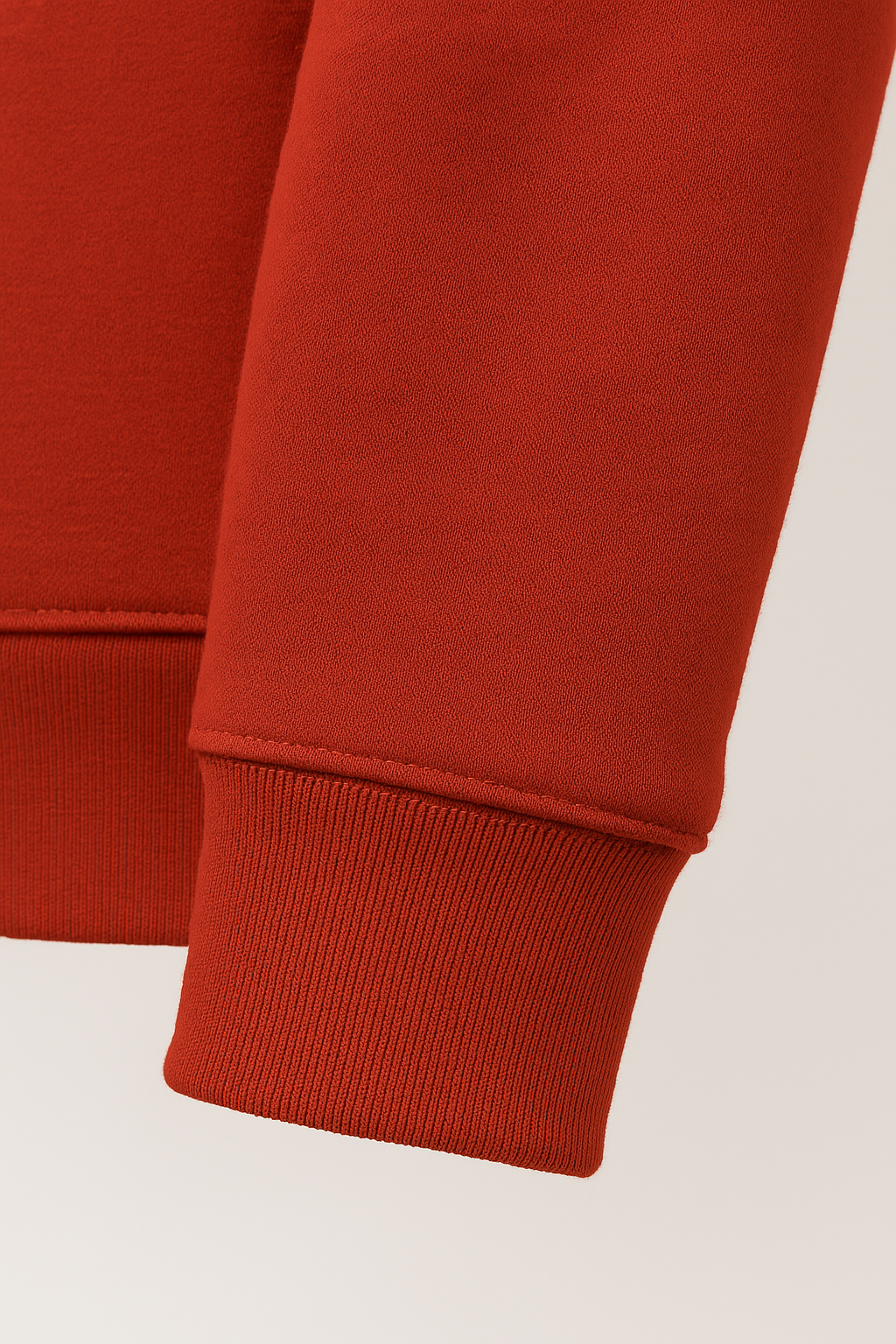 Unisex Red Sweatshirt – 100% Cotton, Soft & Breathable